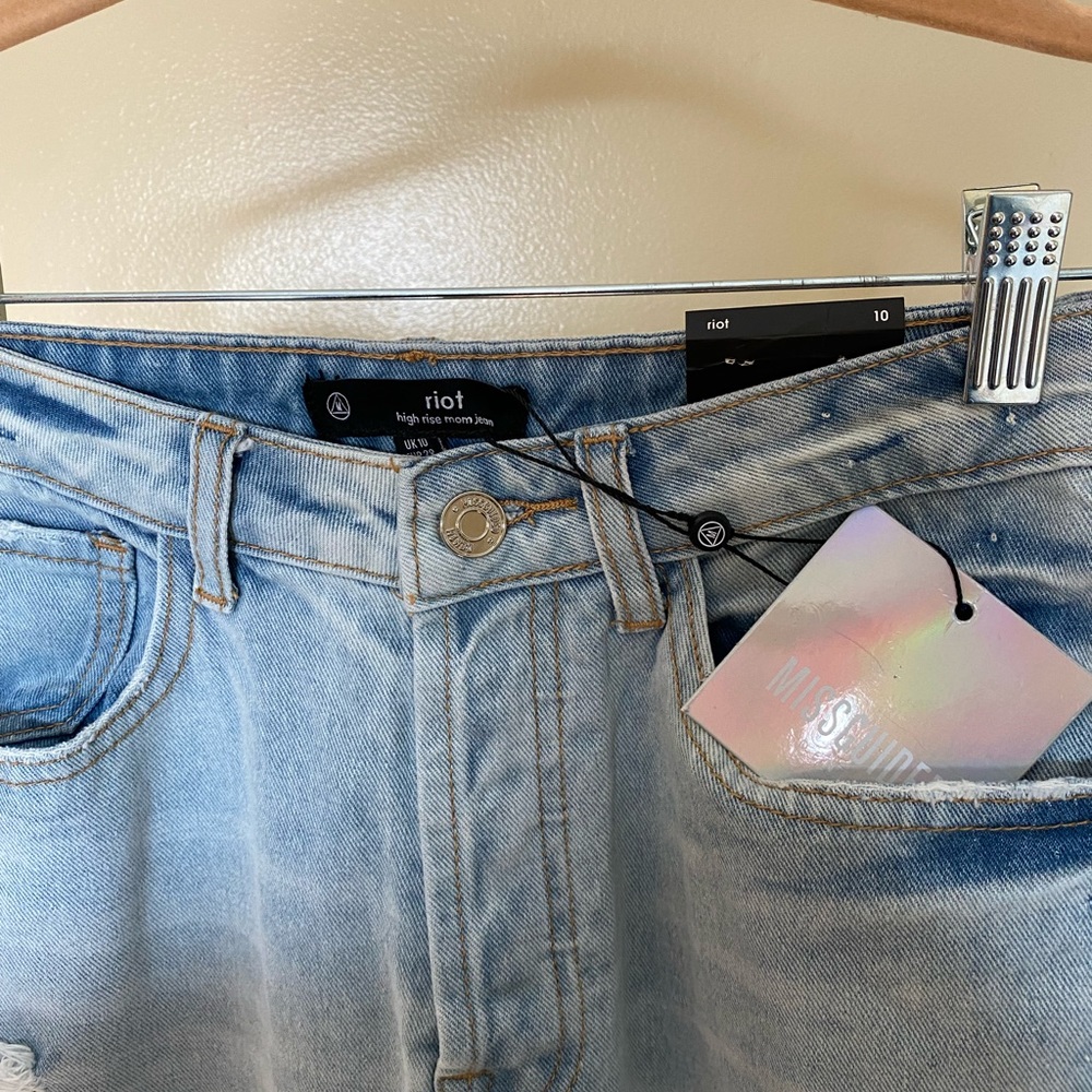 Missguided Riot High rise mom Jean NWT